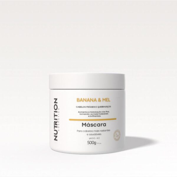 Máscara Capilar Banana & Mel - Nutrition Cosmetics