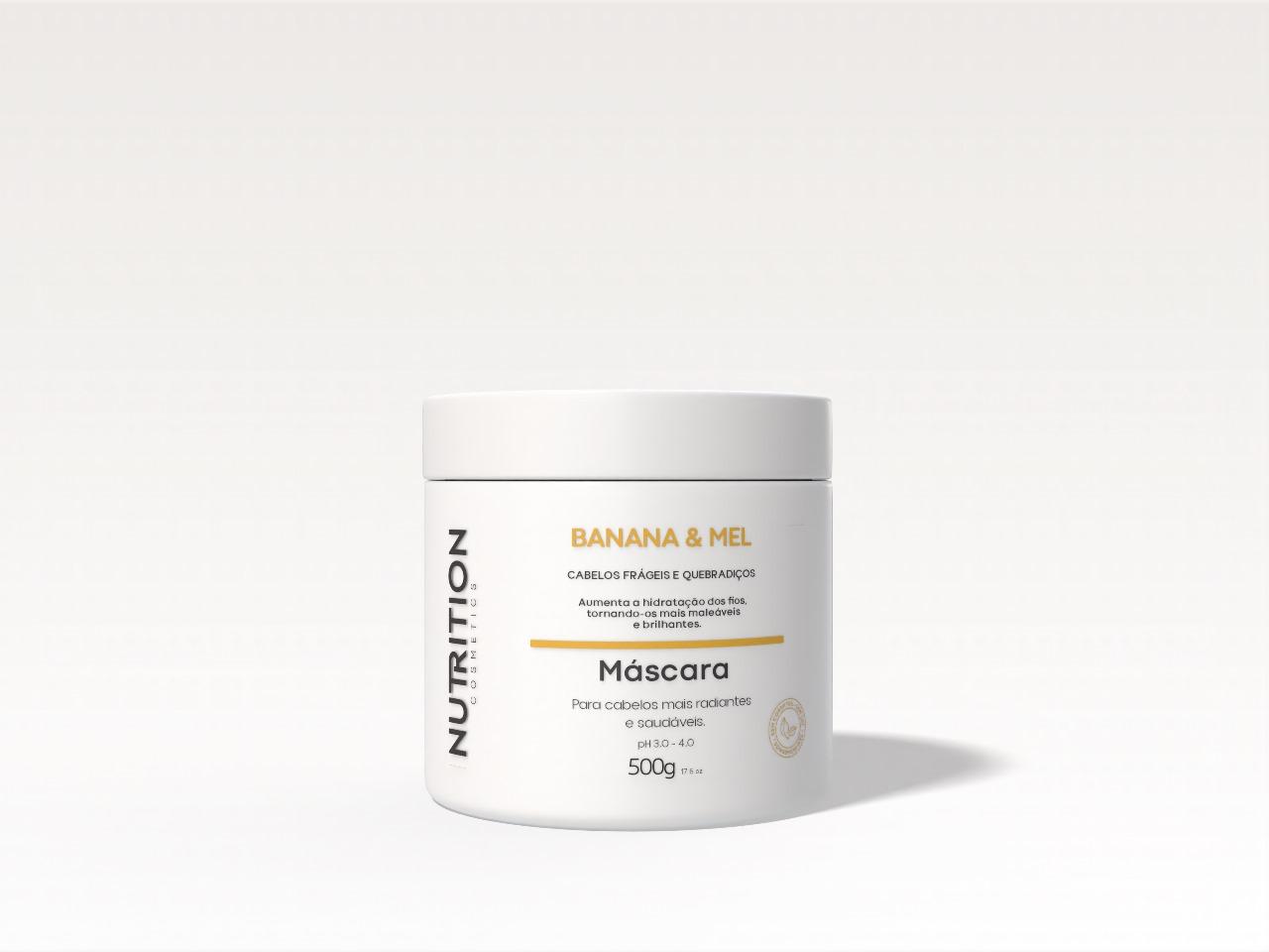 Máscara Capilar Banana & Mel - Nutrition Cosmetics