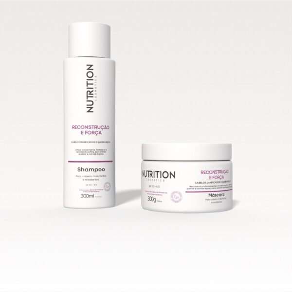 Kit Reconstrução & Força (Shampoo + Máscara) — Nutrition Cosmetics