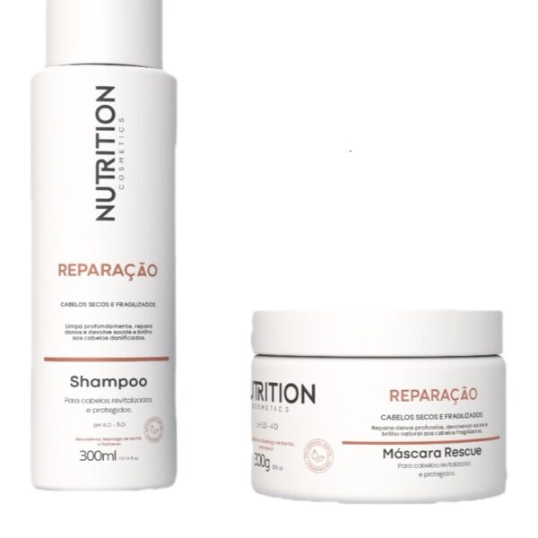 Kit Reparação (Shampoo + Máscara).